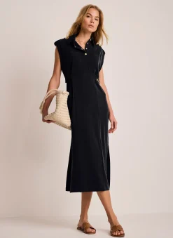 Best Utility Midi Dress Midi Dresses|Shirt Dresses