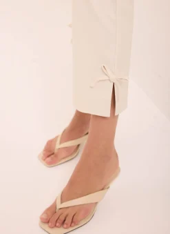 Hot Cotton Blend Capri Trousers Trousers