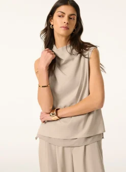 Hot Cowl Neck Top All Tops|Tops