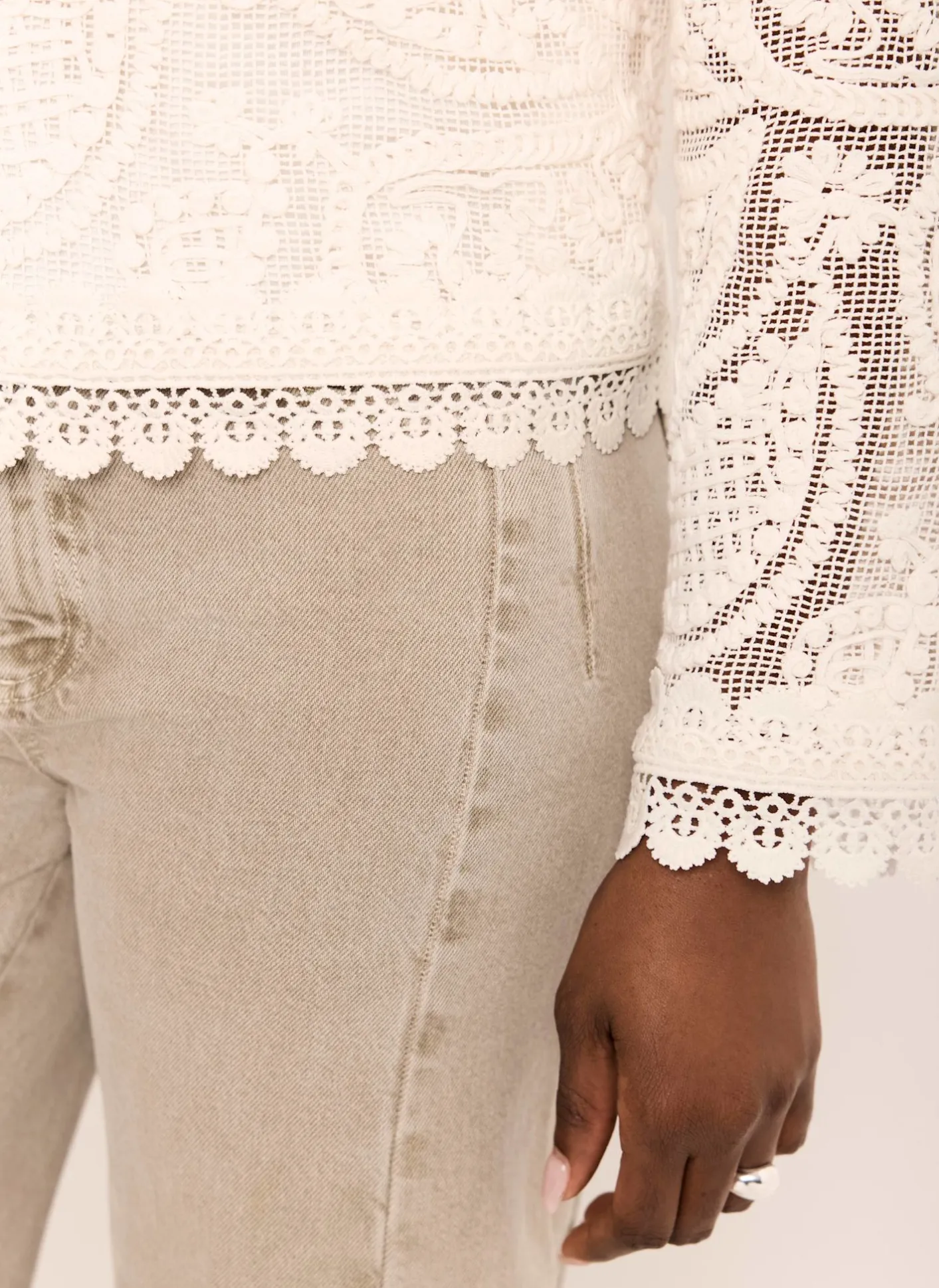 Sale Crochet Paisley Jacket Jackets|Cardigans
