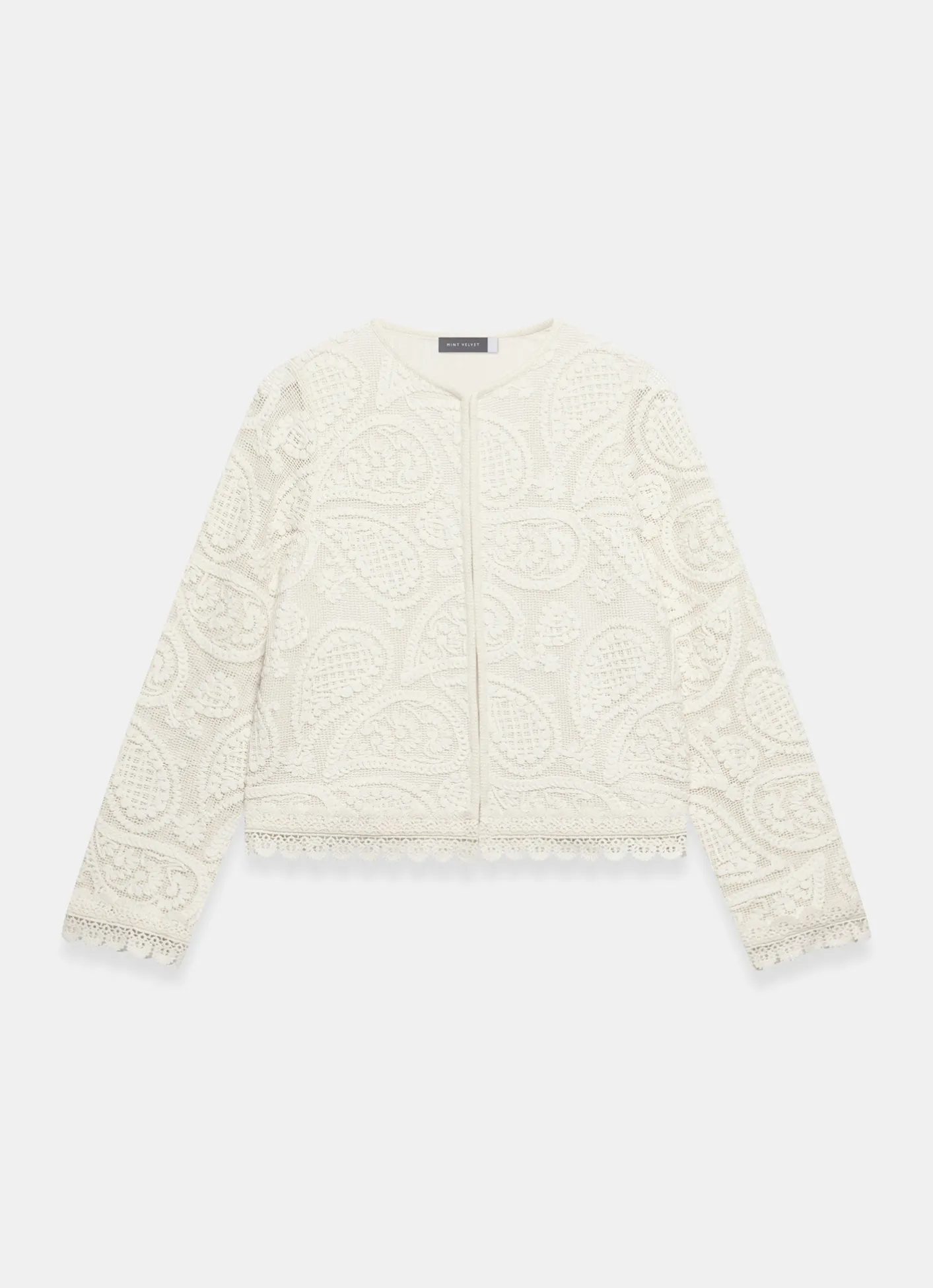 Sale Crochet Paisley Jacket Jackets|Cardigans
