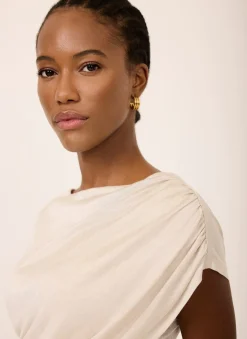 Online Drape Detail Top All Tops|Tops