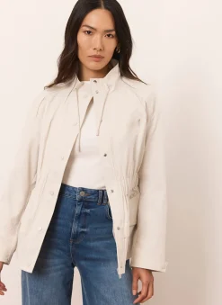 Discount Drawstring Jacket Coats