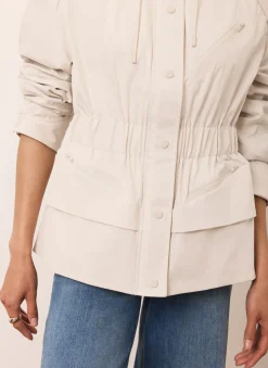 Discount Drawstring Jacket Coats
