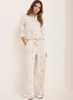 Sale Neutral Jacquard Long Sleeve Top Sweatshirts|Sweatshirts