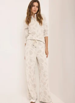 Sale Neutral Jacquard Long Sleeve Top Sweatshirts|Sweatshirts