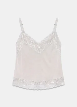 Lace Detail Camisole Top T-Shirts|T-Shirts