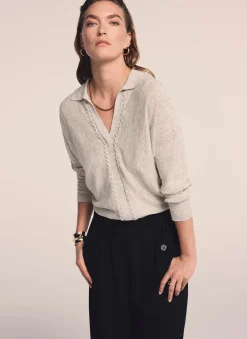 New Linen Blend Knit Jumper Jumpers