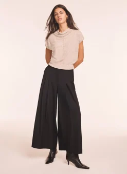 Outlet Linen Blend Sleeveless Knit Top Knitted Tops|Knitted Tops