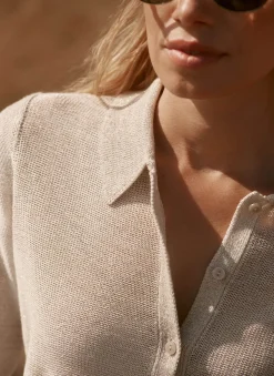 Outlet Metallic Knit Top Cardigans|Jumpers & Cardigans