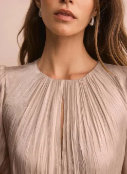 Sale Metallic Ruffle Maxi Dress Occasion Dresses|Occasion Dresses