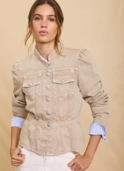 New Military Peplum Jacket Jackets