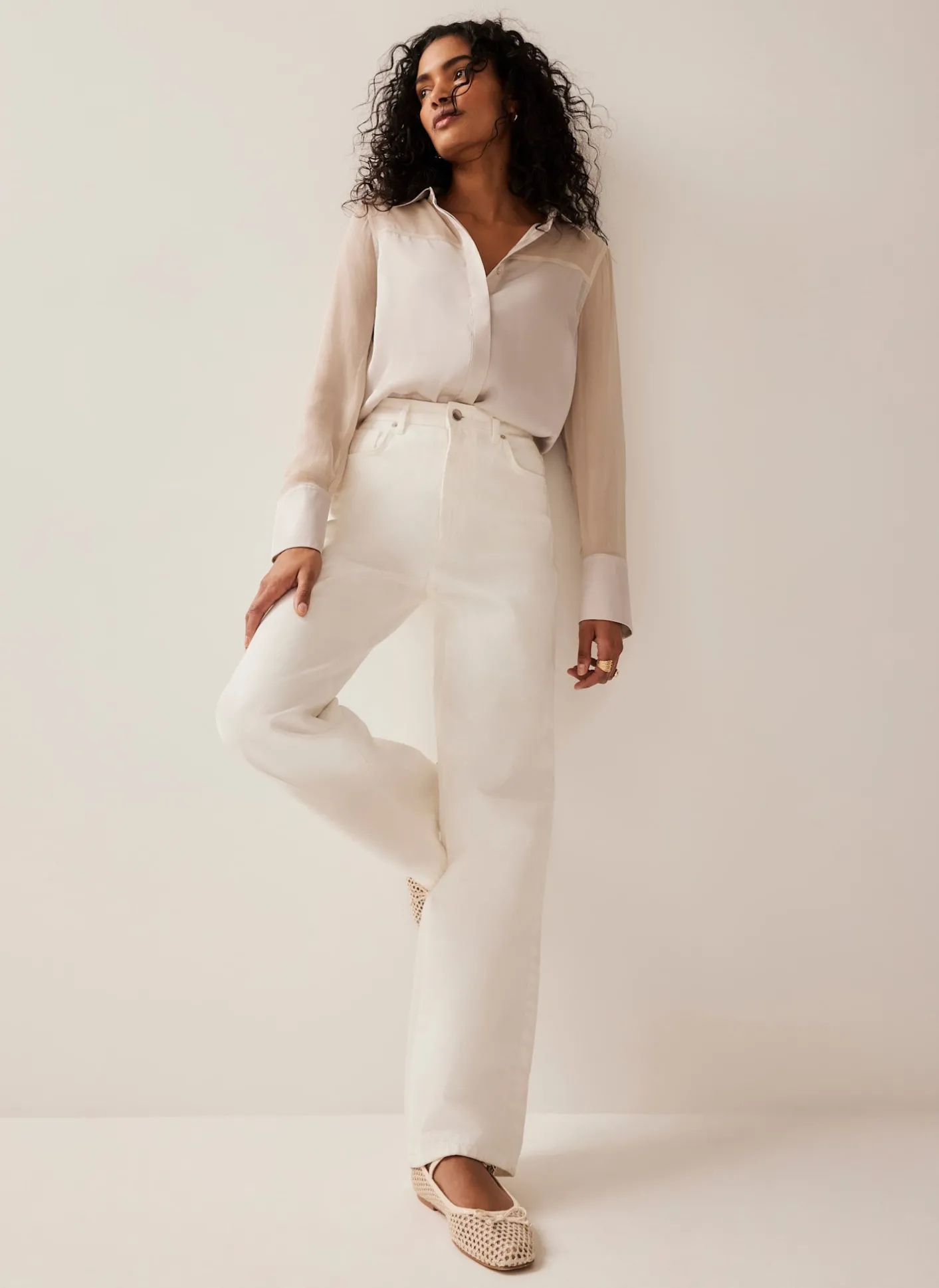 Sale Satin Long Sleeve Shirt Shirts & Blouses