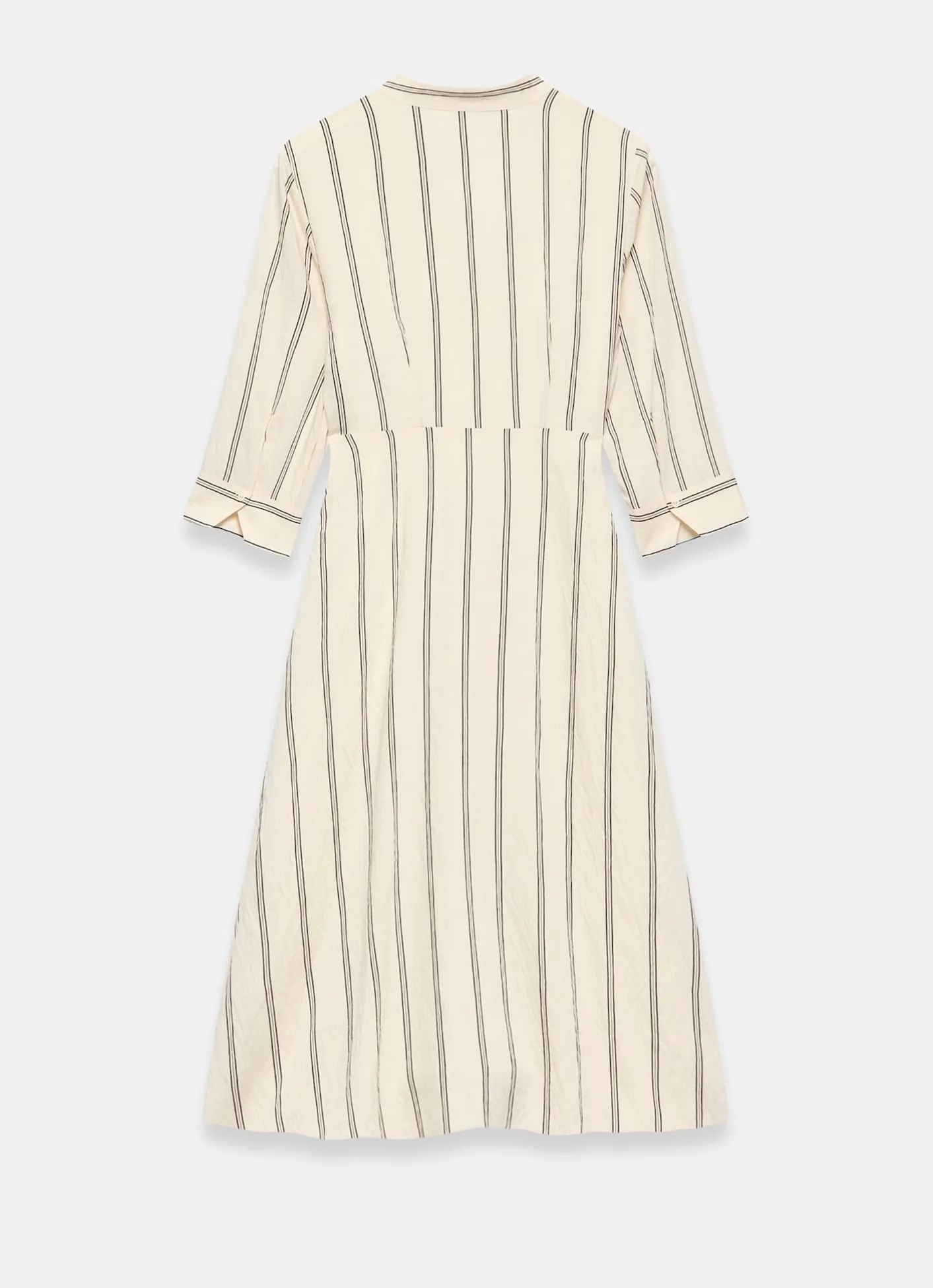 New Striped Midi Dress Midi Dresses|Shirt Dresses