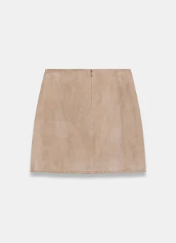 Suede Stitch Mini Skirt Mini Skirts|Skirts