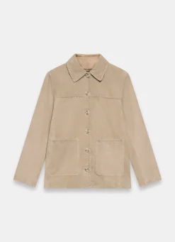 Best Suede Stitch Shacket Jackets|Leather & Suede Jackets