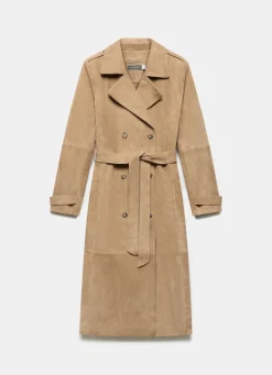 New Suede Trench Coat Jackets