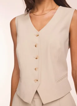 Sale Neutral Tailored Waistcoat Waistcoats