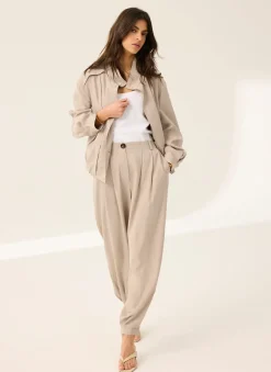 New Tapered Balloon Trousers Wide Leg Trousers|Trousers