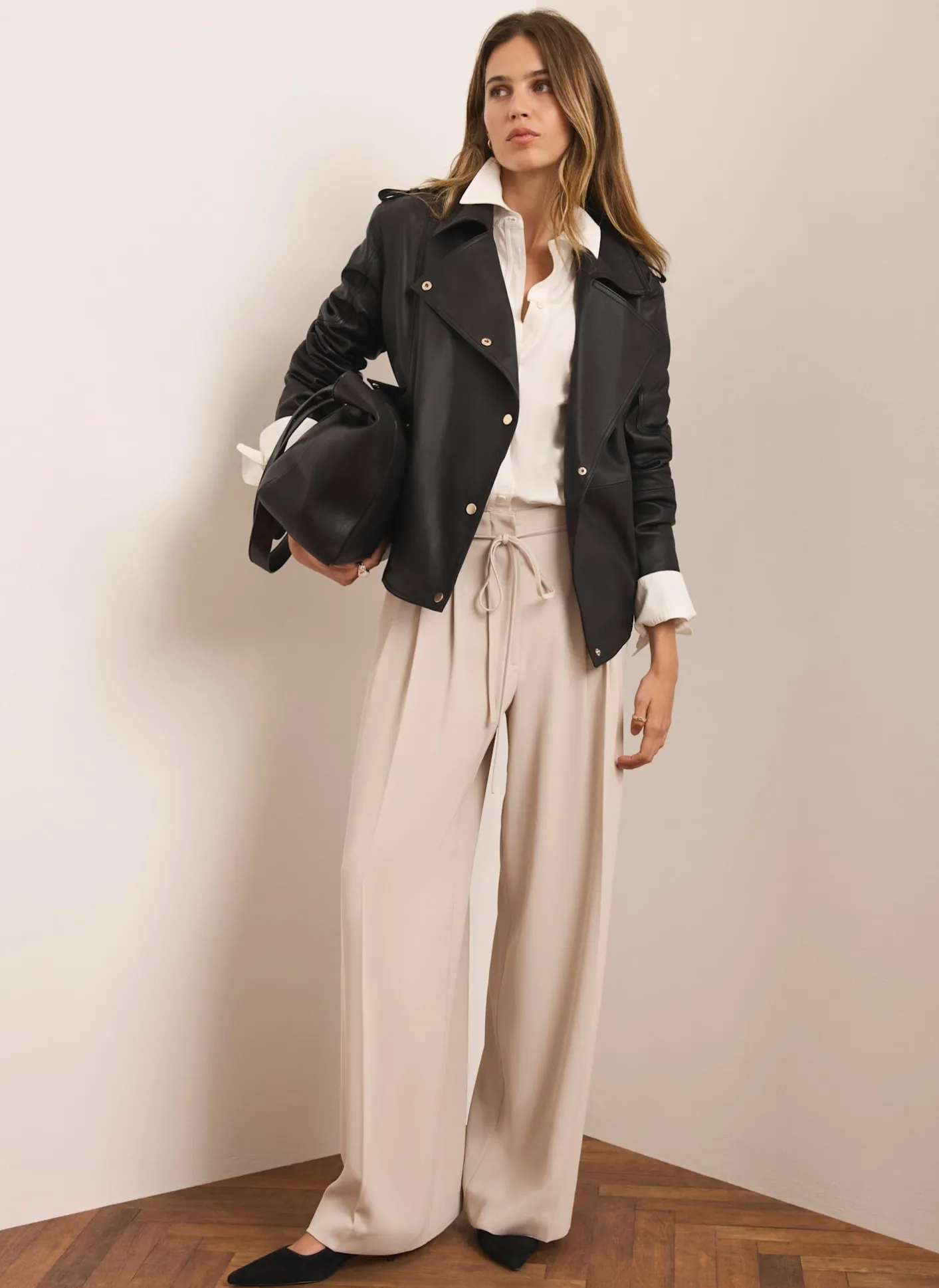 Best Tie Waist Wide Trousers Wide Leg Trousers|Trousers