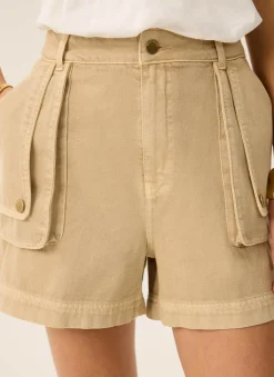 Sale Utility Denim Shorts Wide Leg Trousers|Shorts