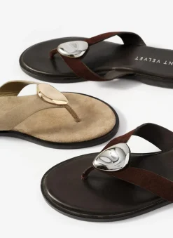 Best Nova Leather Flip Flop Sandals Sandals