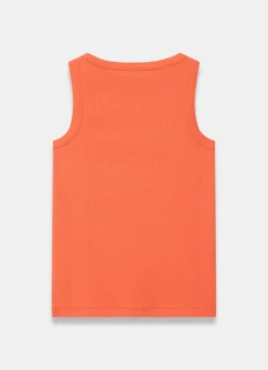 Sale Cotton Blend Scoop Neck Vest T-Shirts|T-Shirts