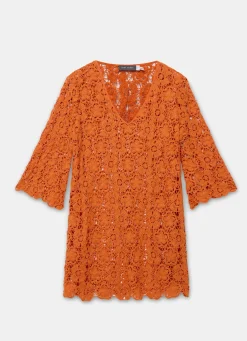 Sale Crochet Beach Mini Dress Summer Dresses|Mini Dresses