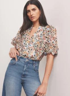 Best Floral Print Blouse Shirts & Blouses|All Tops