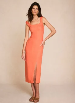 Sale Linen Midi Dress Summer Dresses|Midi Dresses