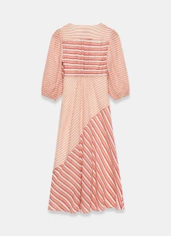 Online Striped Panelled Maxi Dress Maxi Dresses