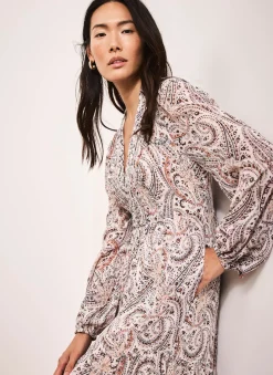 Hot Paisley Print Boho Maxi Dress Maxi Dresses|Printed Dresses