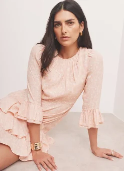 Discount Floral Print Mini Dress Mini Dresses|Printed Dresses