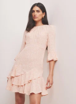 Discount Floral Print Mini Dress Mini Dresses|Printed Dresses