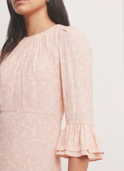 Discount Floral Print Mini Dress Mini Dresses|Printed Dresses