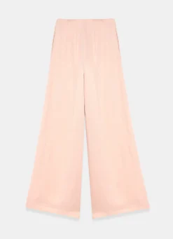 Sale Pink Pleat Detail Wide Leg Trousers Mv Limited|Wide Leg Trousers