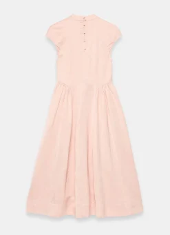 Pink Ruched Detail Midi Dress Occasion Dresses|Occasion Dresses