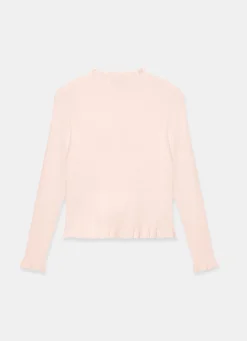 Online Pink Ruffle Detail Cardigan Cardigans|Jumpers & Cardigans