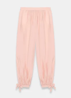 Discount Pink Soft Balloon Trousers Wide Leg Trousers|Trousers