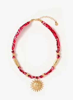 Sale Bandana Sun Charm Necklace Jewellery|Jewelry