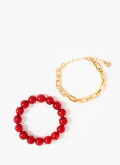 Sale Beaded and Chain Layer Bracelet Jewellery|Jewelry