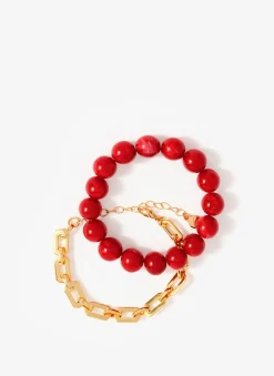 Sale Beaded and Chain Layer Bracelet Jewellery|Jewelry