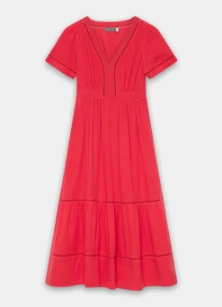 Best Cotton Cheesecloth Midi Dress Summer Dresses|Midi Dresses