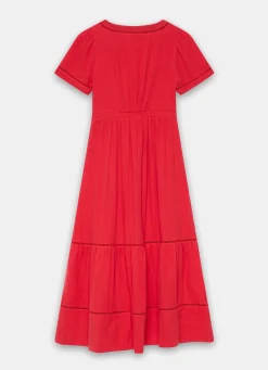 Best Cotton Cheesecloth Midi Dress Summer Dresses|Midi Dresses