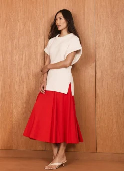 Hot Cotton Full Midi Skirt Midi Skirts|Skirts