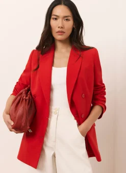 Online Double Breasted Blazer Jackets