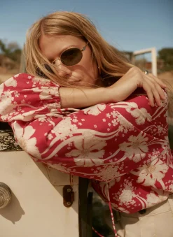 Floral Print Blouse Shirts & Blouses