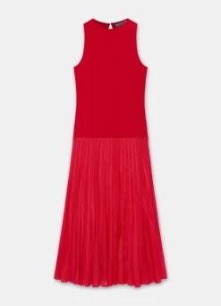 Hot Knit Pleated Maxi Dress Occasion Dresses|Occasion Dresses