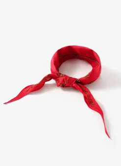 Sale Linen Embellished Neck Scarf Scarves
