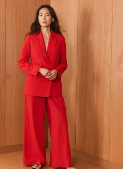 Outlet Pleated Wide Leg Trousers Wide Leg Trousers|Trousers
